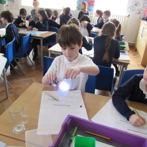 Year 3 making shadows