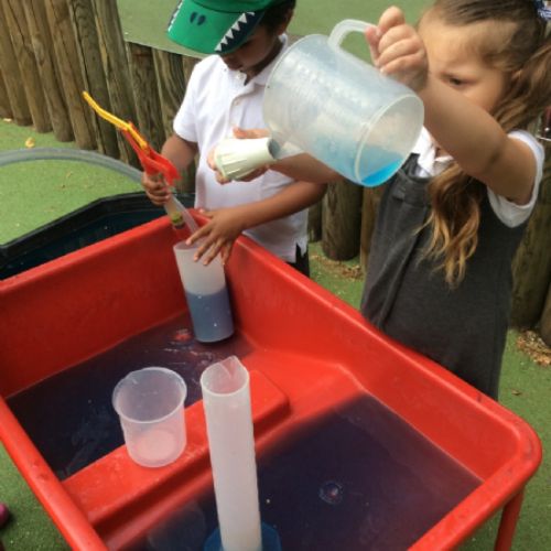 Learning with water in the sunshine
